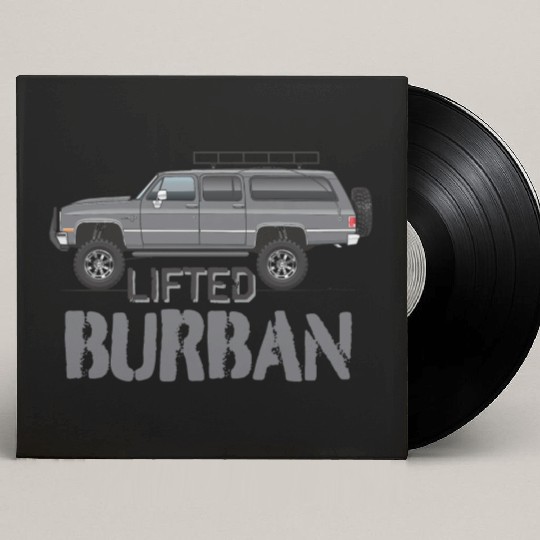 BURBAN Charcoal Custom Vinyl Record Sleeves