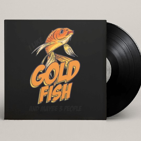 Like Goldfish And 3 People Carp Japan Aquarium Custom Vinyl Record Sleeves
