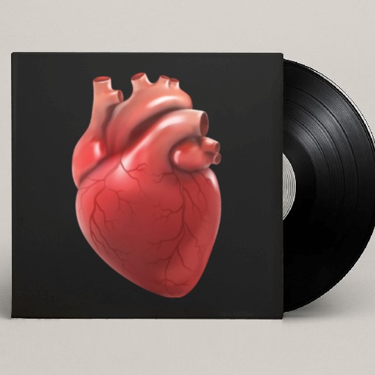 Human Heart Custom Vinyl Record Sleeves