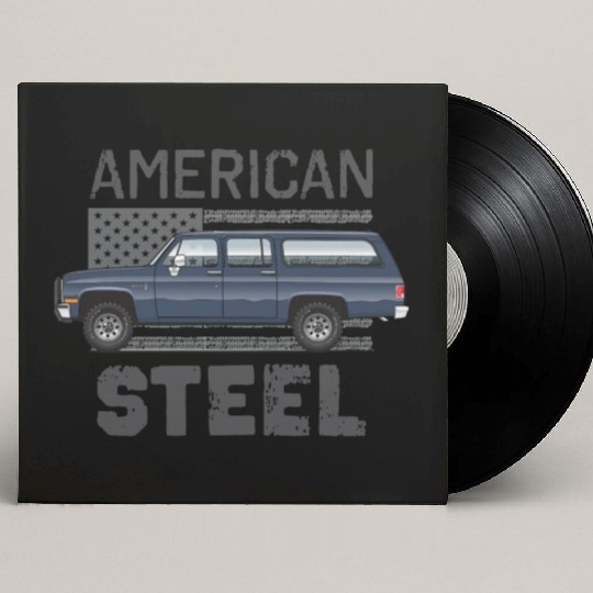 american steel Midnight Blue Custom Vinyl Record Sleeves
