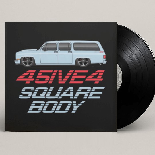 square Light Blue Custom Vinyl Record Sleeves