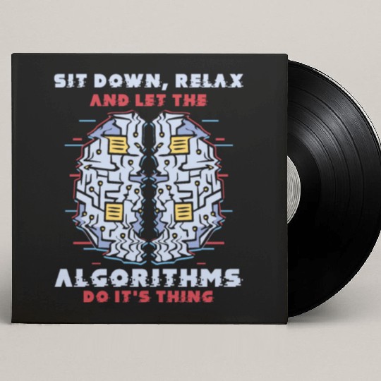 Computer Algorithm Programmer Artificial Custom Vinyl Record Sleeves