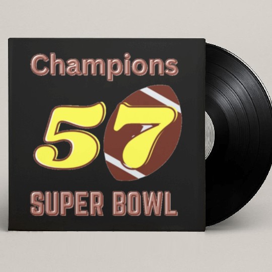 Super Bowl 57 champions Classic Custom Vinyl Record Sleeves