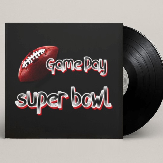 super bowl sunday Custom Vinyl Record Sleeves