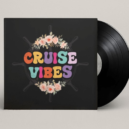 Cruise Vibes Family Cruise Vacation 2023 Custom Vinyl Record Sleeves