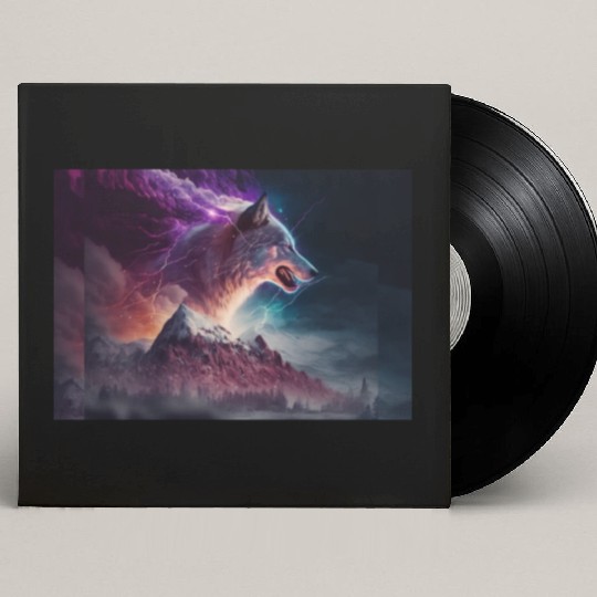Electric Mountain, Violet Skies, and a Luminous Wo Custom Vinyl Record Sleeves