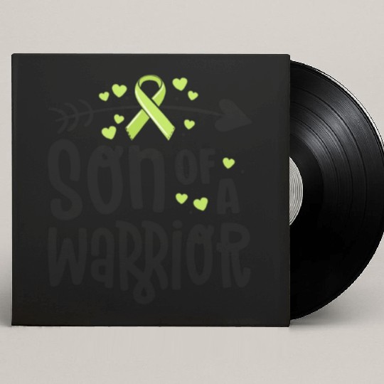 Son Of A Warrior Lymphoma Cancer Awareness Family Custom Vinyl Record Sleeves