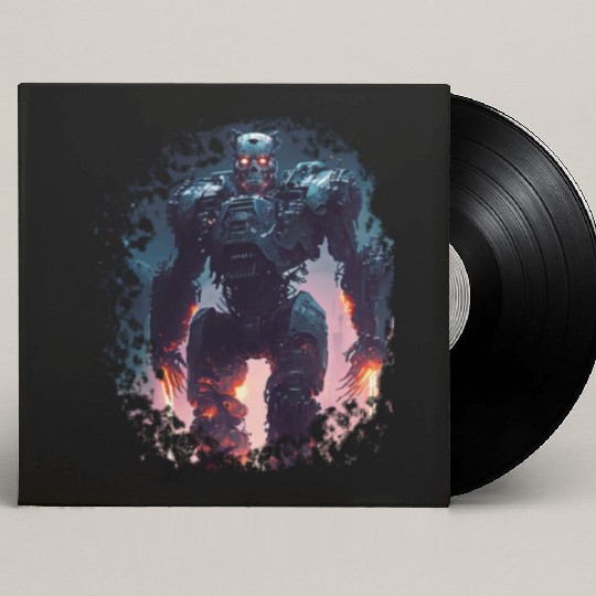 Terminator Exoskeleton Custom Vinyl Record Sleeves