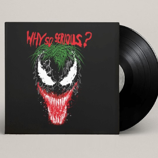 The V.e.n.o.m Joker Symbiosis Why So Serious? Custom Vinyl Record Sleeves