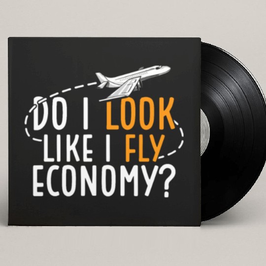 Do I Look Like I Fly Economy First Class Frequent Custom Vinyl Record Sleeves