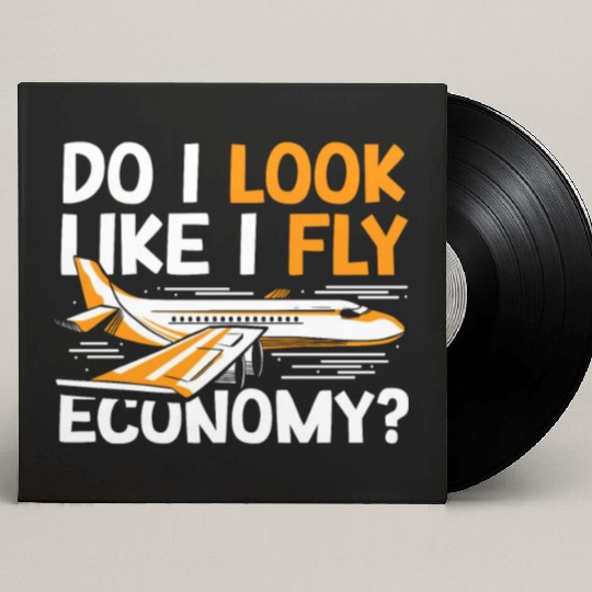 Do I Look Like I Fly Economy First Class Frequent Custom Vinyl Record Sleeves