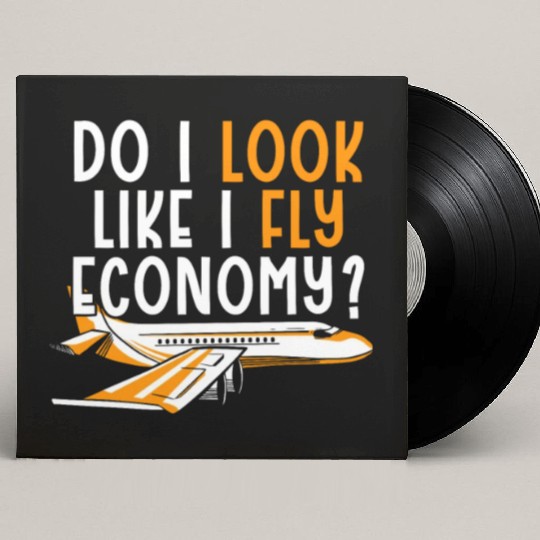 Do I Look Like I Fly Economy First Class Frequent Custom Vinyl Record Sleeves