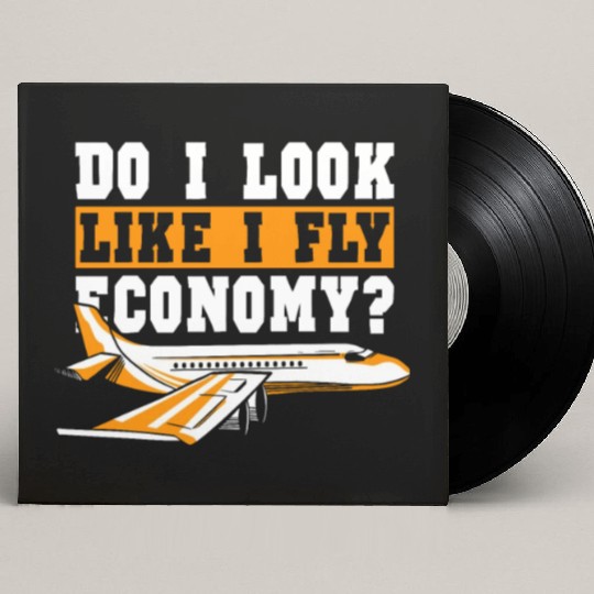 Do I Look Like I Fly Economy First Class Frequent Custom Vinyl Record Sleeves