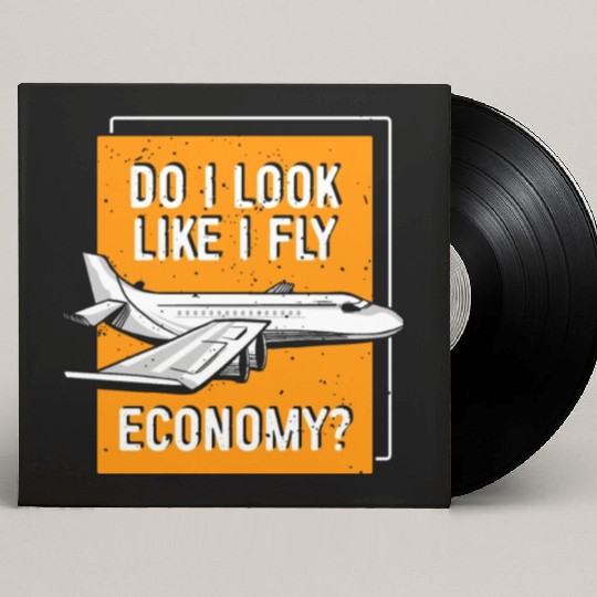 Do I Look Like I Fly Economy First Class Frequent Custom Vinyl Record Sleeves
