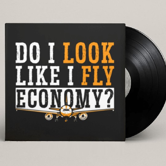 Do I Look Like I Fly Economy First Class Frequent Custom Vinyl Record Sleeves