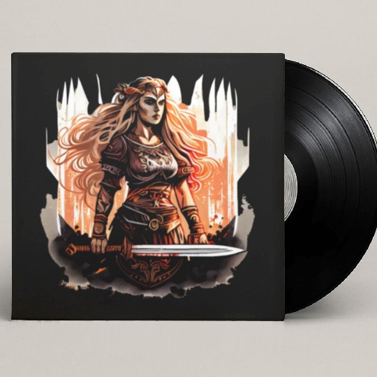 Shield-maiden or Shieldmaiden Amazon Custom Vinyl Record Sleeves
