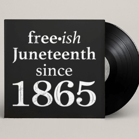 Juneteenth free since 1865 Black History US Africa Custom Vinyl Record Sleeves