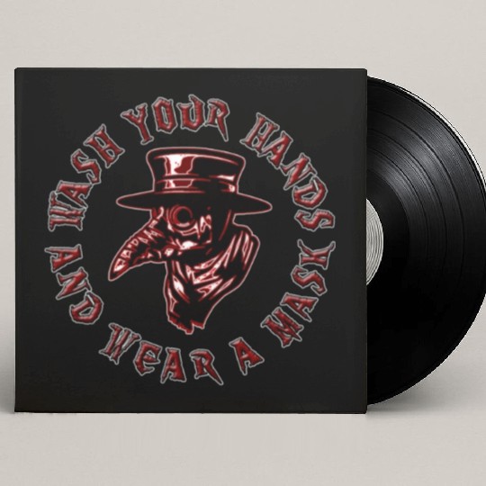 Plague Doctor #2 Custom Vinyl Record Sleeves