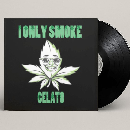 I ONLY SMOKE GELATO Custom Vinyl Record Sleeves