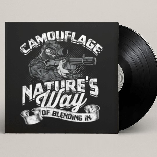 Camouflage: Nature's Way of Blending In - Hunting Custom Vinyl Record Sleeves