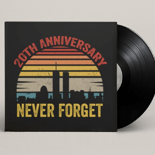 Never Forget 9 11 20th Anniversary Custom Vinyl Record Sleeves