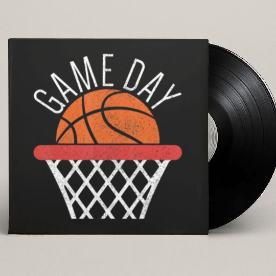 Game Day Basketball Lover Basketball Player Custom Vinyl Record Sleeves