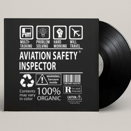 Aviation Safety Inspector Custom Vinyl Record Sleeves - Multitasking J