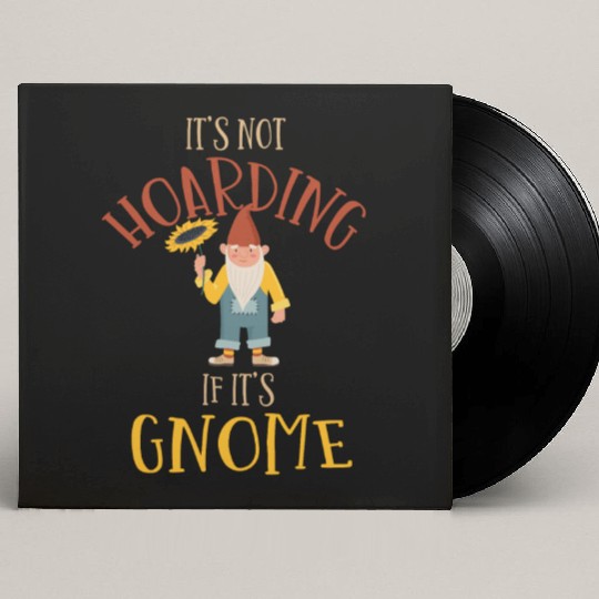 Gnomes - Gnome Collecting - Gnome Collector Custom Vinyl Record Sleeves