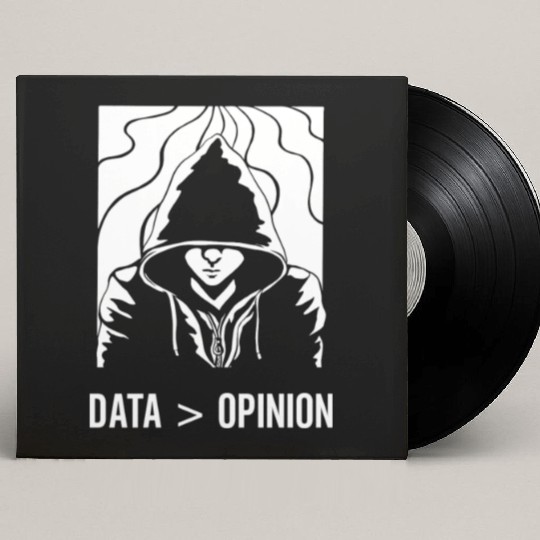 Data > Opinion Code Coding Programmer Coder Custom Vinyl Record Sleeves