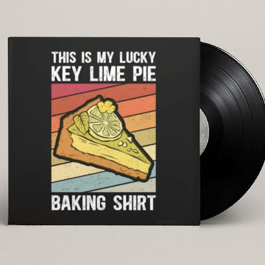 Key Lime Pie Baking Pies Lover Custom Vinyl Record Sleeves