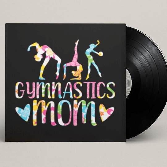Gymnastics Mom Gymnast I Love Gymnastics Custom Vinyl Record Sleeves