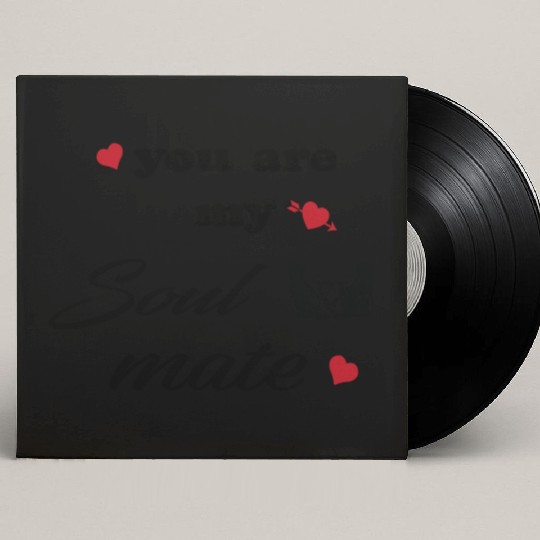 You are my soulmate - happy valentine's day Custom Vinyl Record Sleeves
