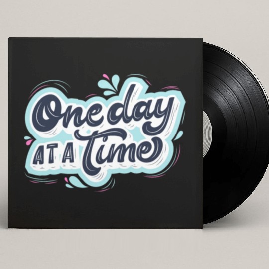One day at a time Custom Vinyl Record Sleeves