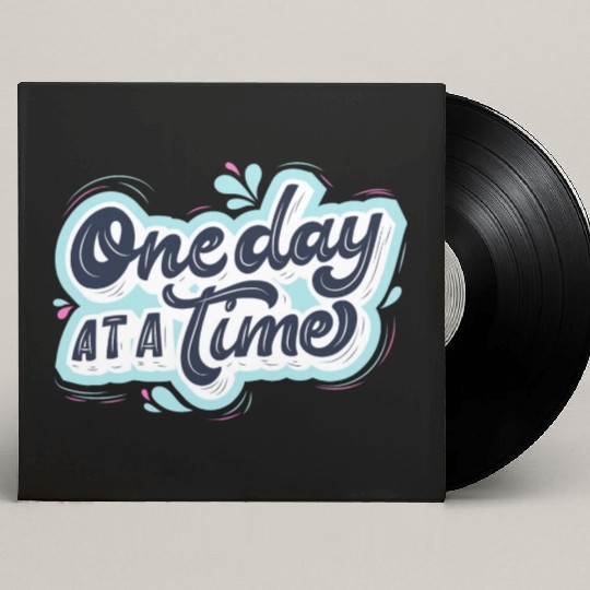 One day at a time Custom Vinyl Record Sleeves