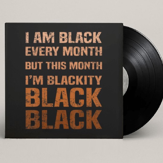 Juneteenth Blackity BLM African Melanin Black Hist Custom Vinyl Record Sleeves