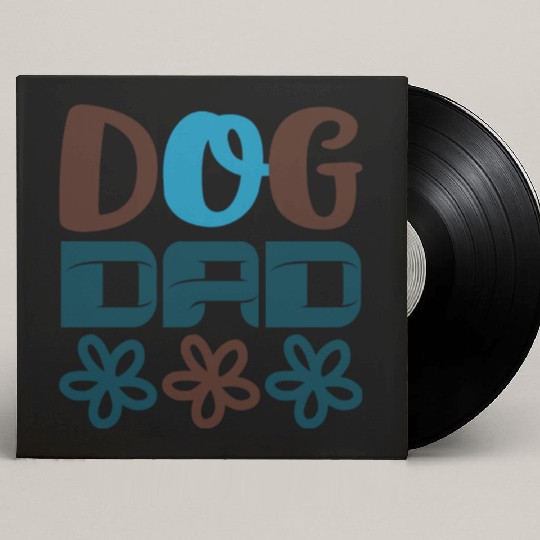 Dog dad Custom Vinyl Record Sleeves