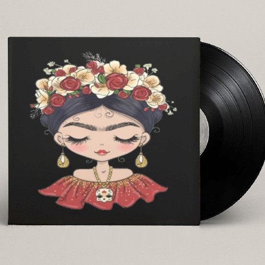 Frida Kahlo Custom Vinyl Record Sleeves