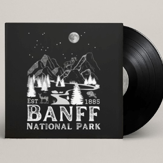 Banff National Park 1885 Custom Vinyl Record Sleeves