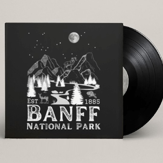 Banff National Park 1885 Custom Vinyl Record Sleeves