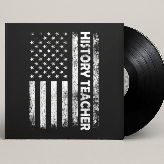 History Teacher School Teaching Student Custom Vinyl Record Sleeves