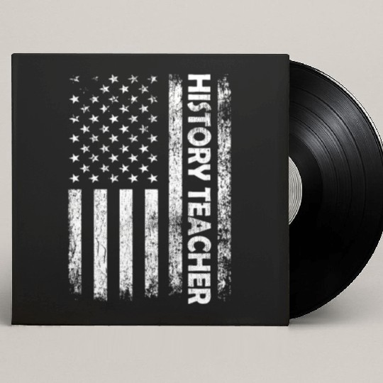 History Teacher School Teaching Student Custom Vinyl Record Sleeves