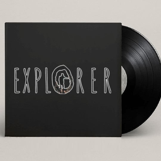 Explorer pathfinder minimalist Classic design Custom Vinyl Record Sleeves