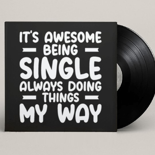 Awesome Single Independent Solo Single Quotes Custom Vinyl Record Sleeves