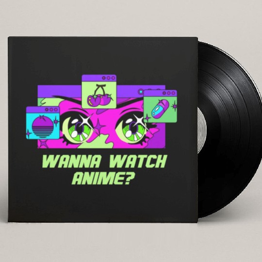 Wanna Watch Anime Kawaii Japanese Cute Japan Anime Custom Vinyl Record Sleeves