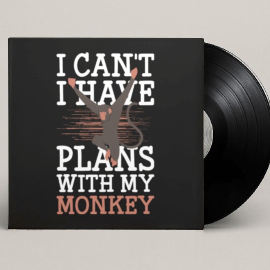 Ape Chimpanzee Ape Favorite Animal Custom Vinyl Record Sleeves