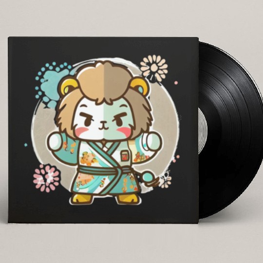 Lion kimono Custom Vinyl Record Sleeves