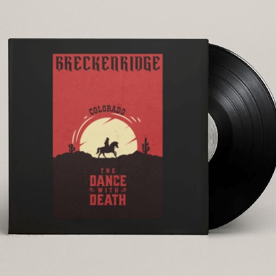 Breckenridge Colorado wild west town Custom Vinyl Record Sleeves