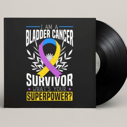 Bladder Cancer Survivor Bladder Cancer Awareness Custom Vinyl Record Sleeves