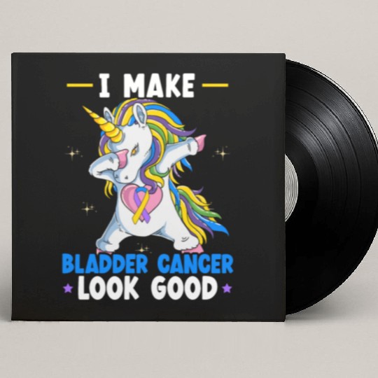 Bladder Cancer Warrior Bladder Cancer Awareness Custom Vinyl Record Sleeves