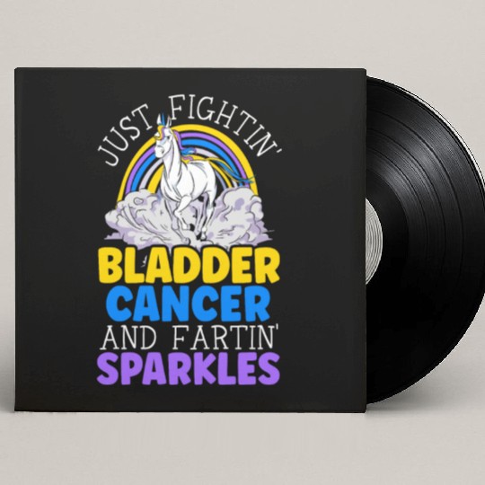 Bladder Cancer Warrior Bladder Cancer Awareness Custom Vinyl Record Sleeves